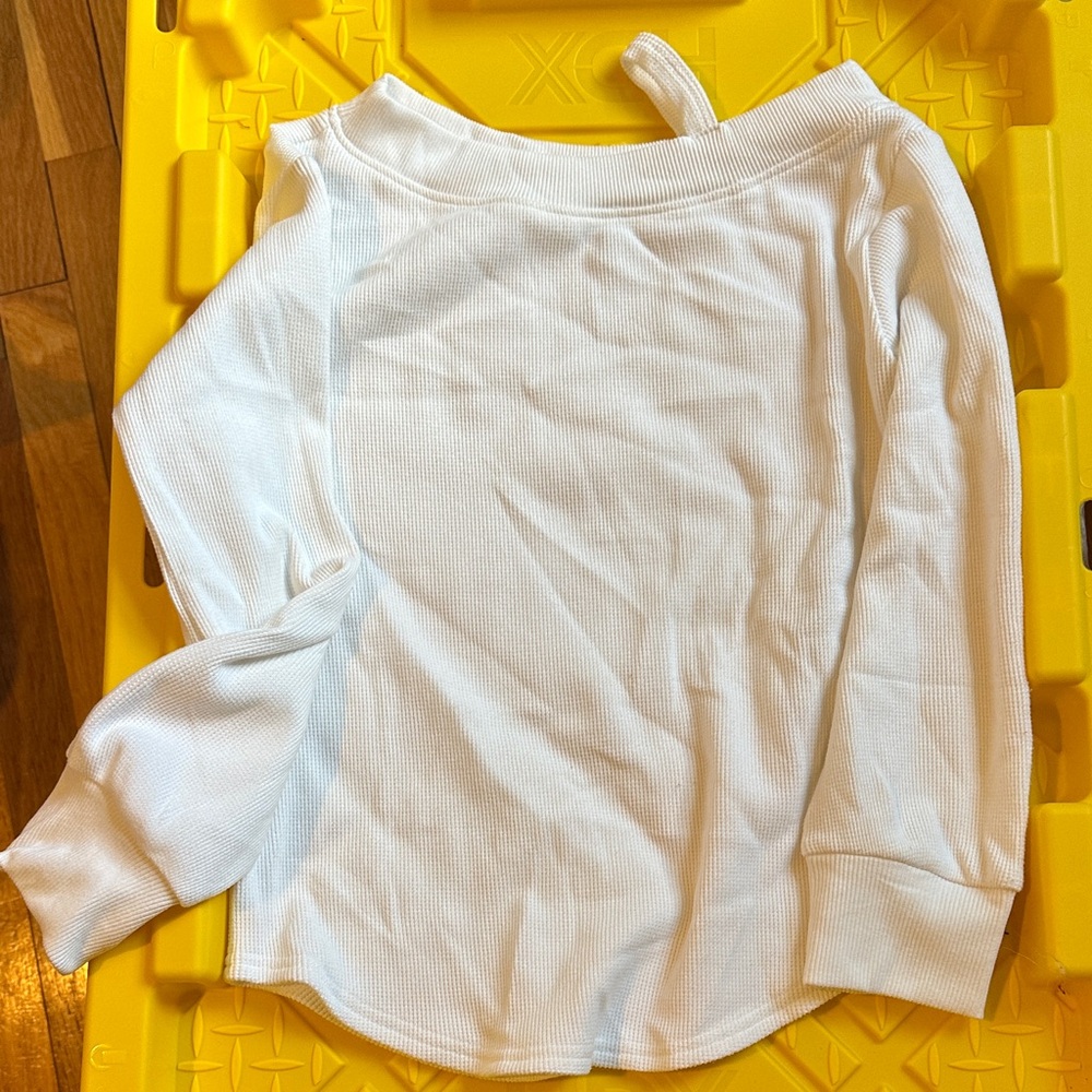 Abercrombie Kids White Long Sleeve Tee